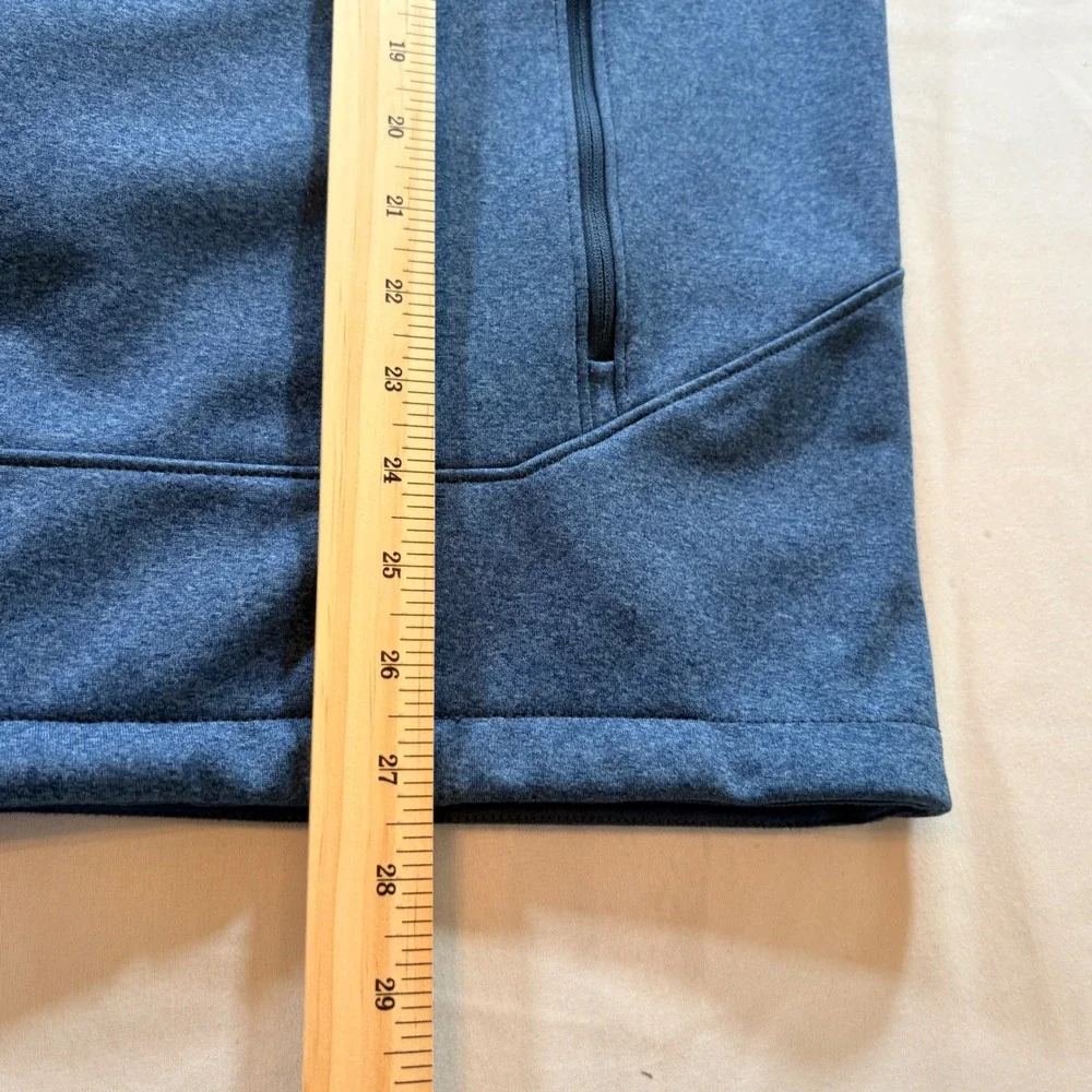 The North Face Fleece Jacket Mens XL Blue Full Zip Grid Lining Outdoor Layering
